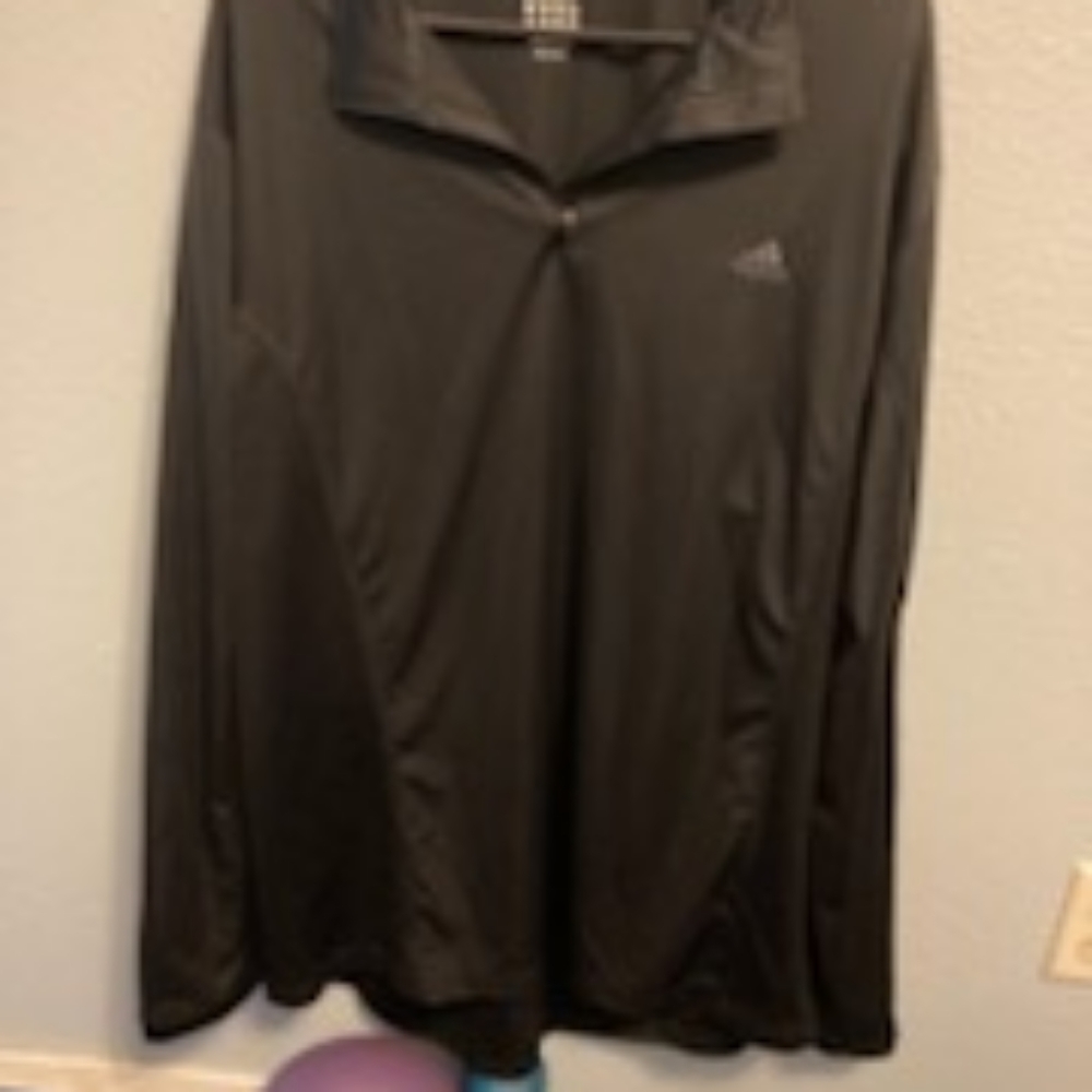 Adidas mens long sleeve quarter zip sz 2xl